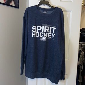Saginaw Spirit OHL Heathered Navy Crewneck - Unisex 3XL